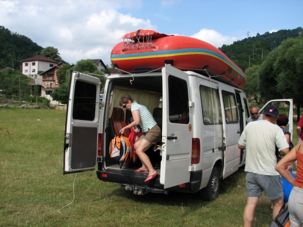 ARBITRI na raftingu v BiH leta 2008